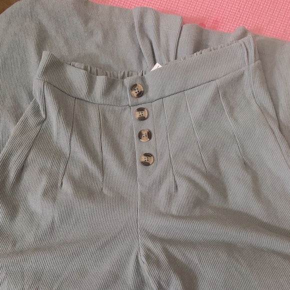 Street wear Society Ribbed Button Flare Pant - Picture 2 of 5